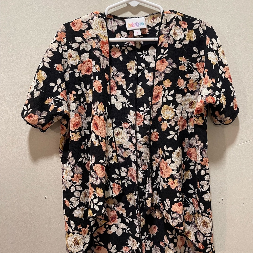 Floral duster kimono